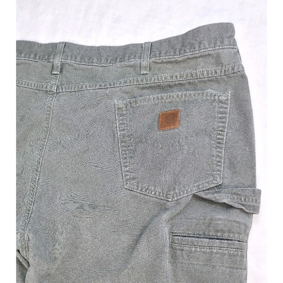 Carhartt Other - Carhartt Thrashed Loose fit Distressed Carpenter Pants  Dark Moss Gorpcore 44x30